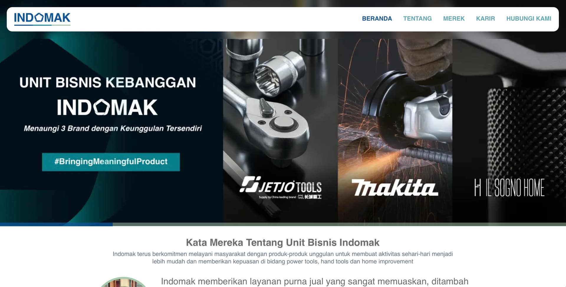 Indomak Makita Indonesia - Sistem ERP Terpadu